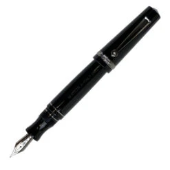 Maiora Aventus Onice Fountain Pen, Mirror Black & Ruthenium Trim
