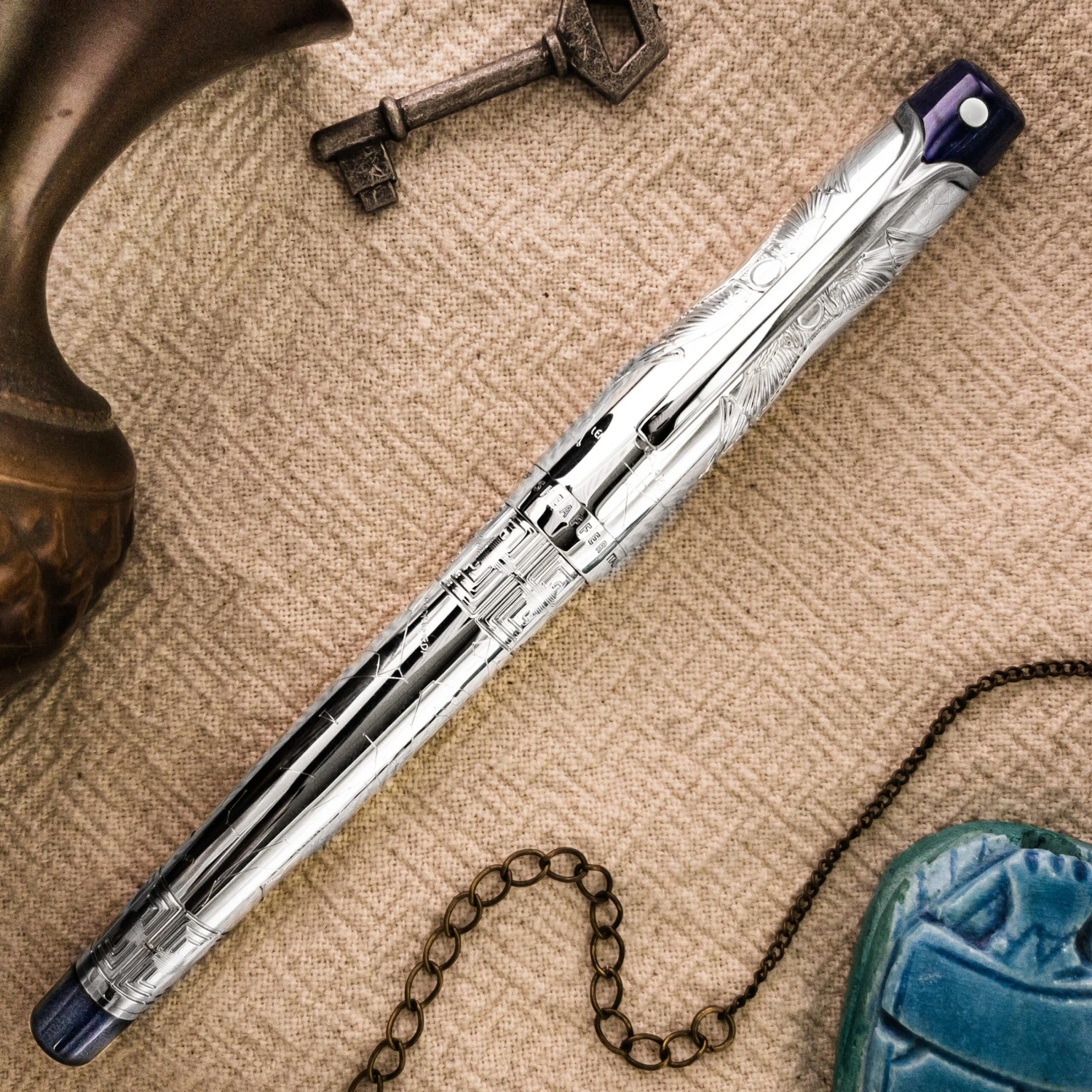 Sheaffer Stars Of Egypt Limited Edition Sterling Silver Rollerball Pen 1 Sheaffer Stars Of Egypt Limited Edition Sterling Silver Rollerball Pen