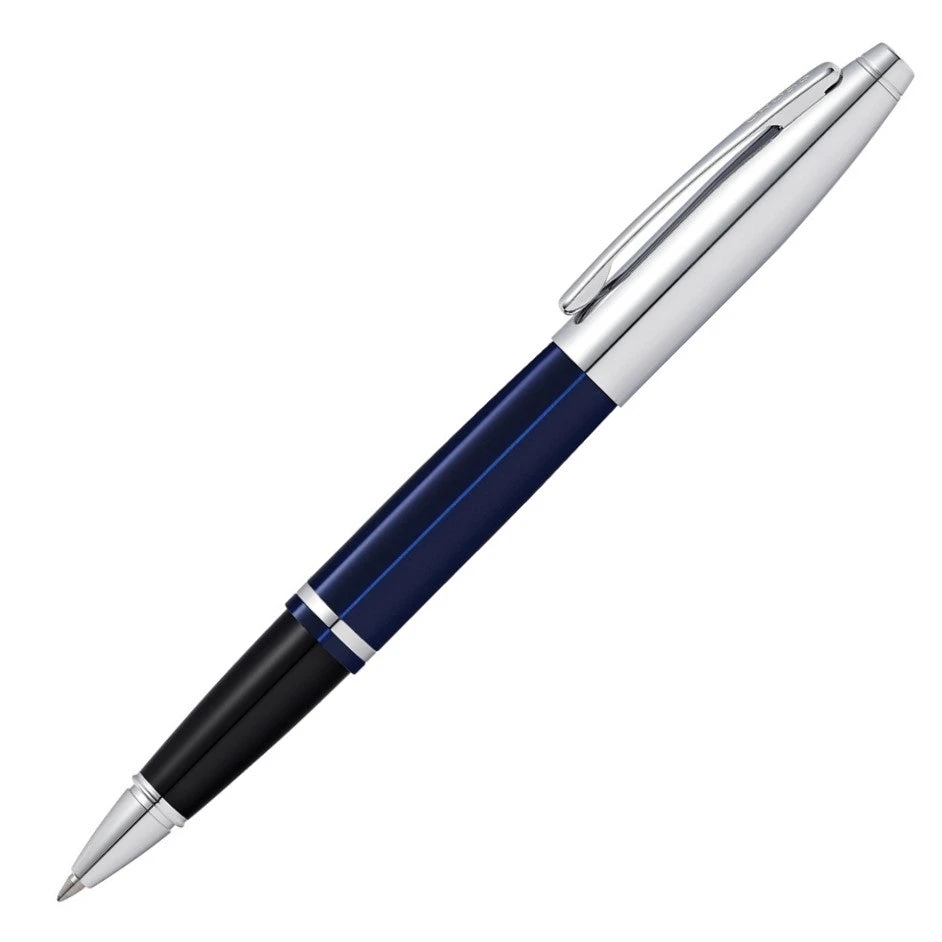 Cross® Cross Calais Rollerball Pen, Blue Lacquer & Chrome 1 Cross® Cross Calais Rollerball Pen, Blue Lacquer & Chrome