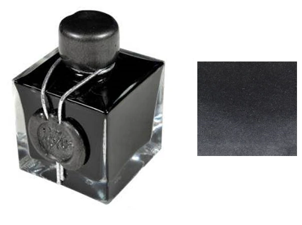 J Herbin 1670 Anniversary Fountain Pen Ink Bottle "Stormy Grey" 1 J Herbin 1670 Anniversary Fountain Pen Ink Bottle "Stormy Grey"
