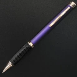 Executive Metal Ballpoint Pen, Purple & Gold