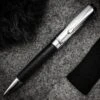 Conklin Duragraph Special Edition Royal Ballpoint Pen, Leather & Chrome