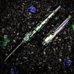 Monteverde Invincia Limited Edition Abalone Shell Rollerball Pen, Gunmetal Trim