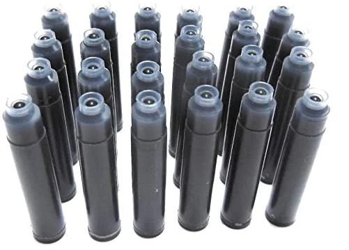 24 Standard International Short Fountain Pen Ink Cartridges, Navy Blue 3 24 Standard International Short Fountain Pen Ink Cartridges, Navy Blue - Image 3