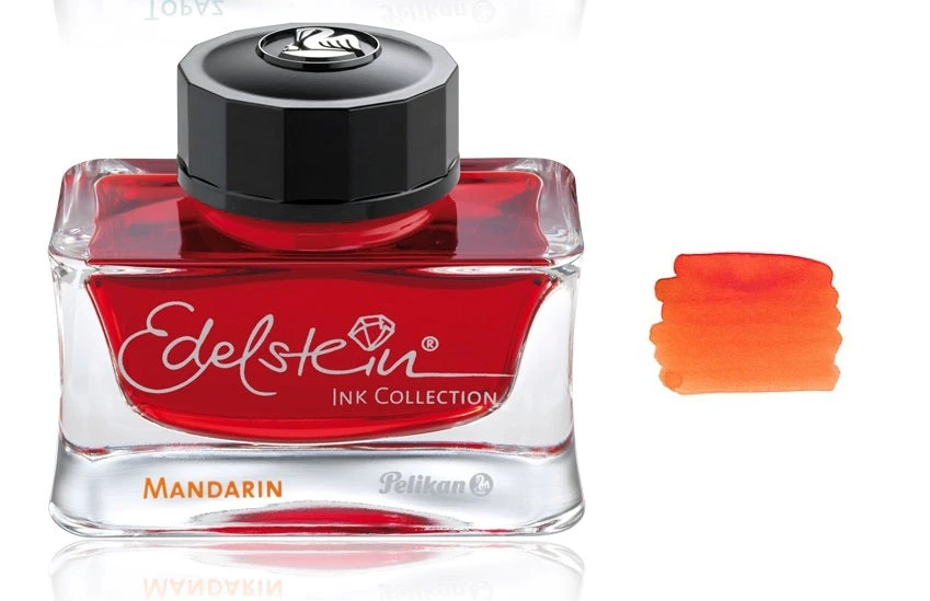 Pelikan Edelstein Fountain Pen Ink Bottle, 50ml, Mandarin Orange 1 Pelikan Edelstein Fountain Pen Ink Bottle, 50ml, Mandarin Orange