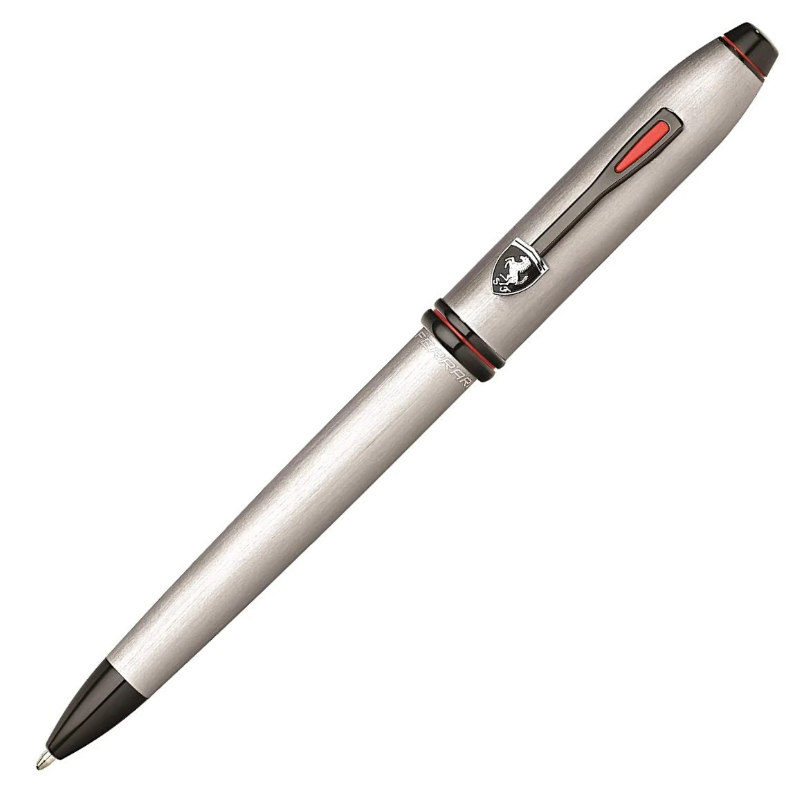 Cross® Cross Townsend Ferrari Ballpoint Pen, Brushed Platinum 1 Cross® Cross Townsend Ferrari Ballpoint Pen, Brushed Platinum