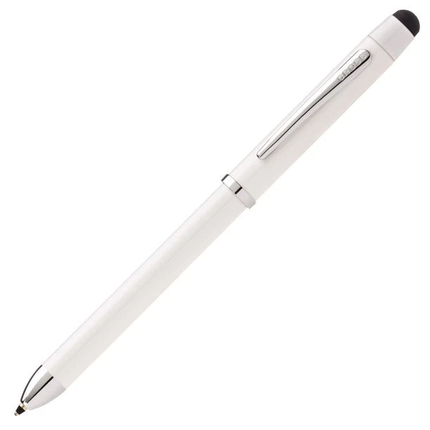 Cross® Cross Tech3 Multi-Function Ballpoint Pen & Stylus, White & Chrome 1 Cross® Cross Tech3 Multi-Function Ballpoint Pen & Stylus, White & Chrome