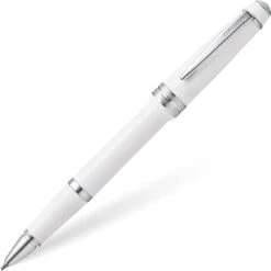 Cross® Cross Bailey Light Rollerball Pen, Polished White & Chrome