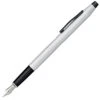 Cross® Cross Classic Century Fountain Pen, Brushed Chrome, Fine Nib