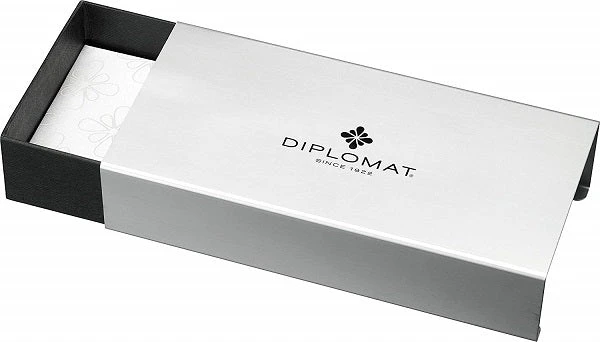 Diplomat Excellence A Plus Rome Black & White Ballpoint Pen 2 Diplomat Excellence A Plus Rome Black & White Ballpoint Pen - Image 2