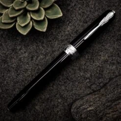 Pineider La Grande Bellezza Gemstone Rollerball Pen, Stone Black 5 Pineider La Grande Bellezza Gemstone Rollerball Pen, Stone Black -Pen Shop APC 1332