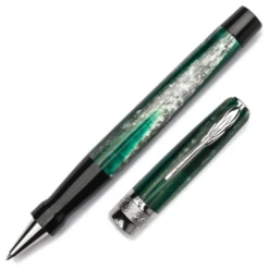 Pineider Arco Desert Beetle Rollerball Pen, Green & Black 5 Pineider Arco Desert Beetle Rollerball Pen, Green & Black -Pen Shop ArcoRB