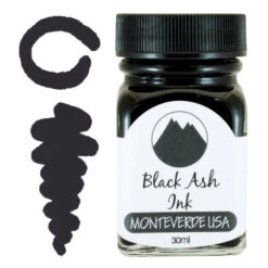 Monteverde 30ml Fountain Pen Ink Bottle, Black Ash