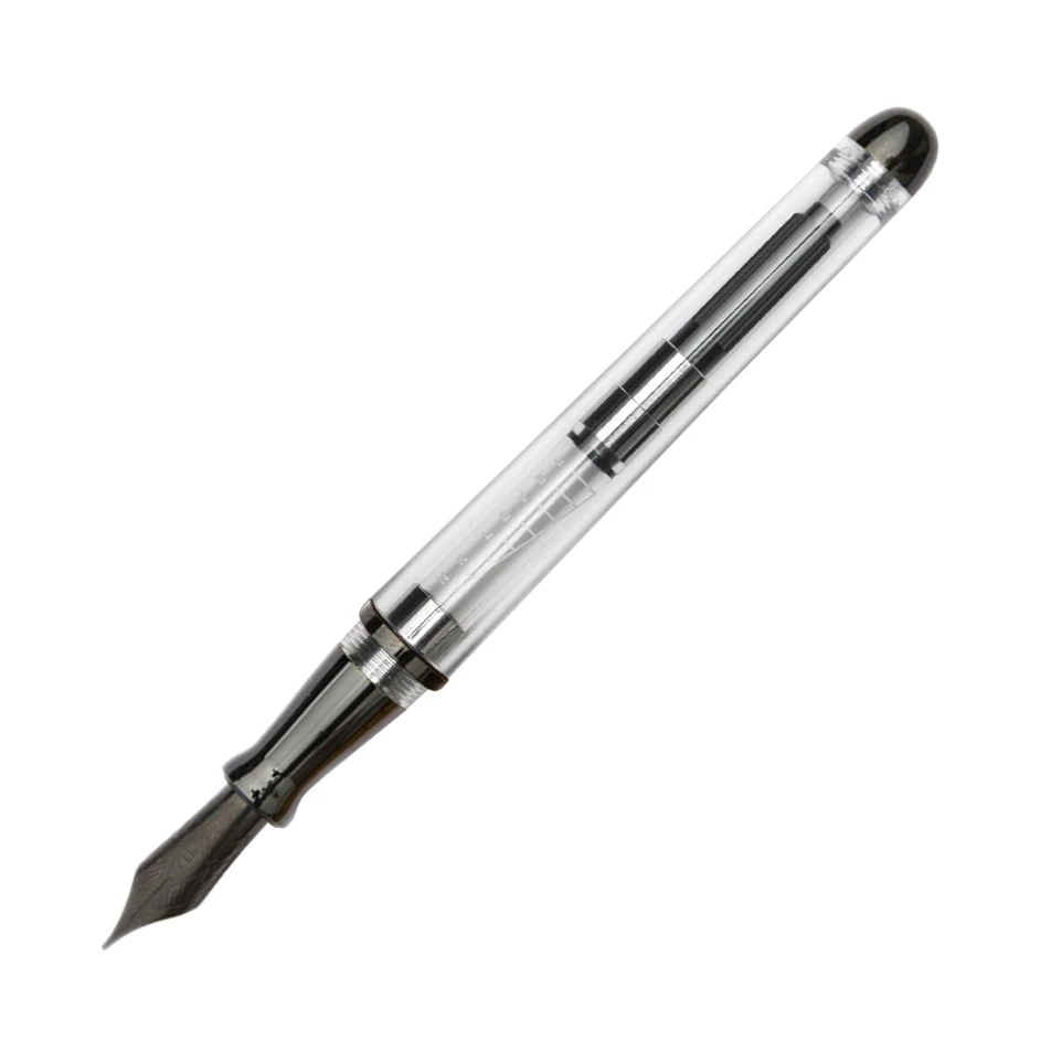 Pineider Avatar UR Demo Black Trim Clear Fountain Pen, Fine 1 Pineider Avatar UR Demo Black Trim Clear Fountain Pen, Fine