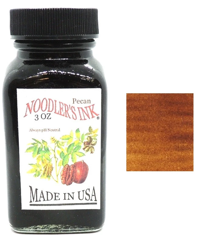 Noodlers Fountain Pen Ink Bottle - Pecan 1 Noodlers Fountain Pen Ink Bottle - Pecan
