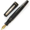 Maiora Impronte, Mirror Black, Oversized Fountain Pen, Stub Nib