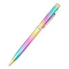 Skyline Metal Rainbow Ballpoint Pen, Gold Plated Accents