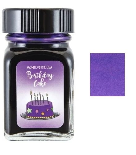 Monteverde 30ml Fountain Pen Ink Bottle, Sweet Life, Birthday Cake 1 Monteverde 30ml Fountain Pen Ink Bottle, Sweet Life, Birthday Cake
