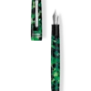 Tibaldi N60 Emerald Green Resin Fountain Pen, Palladium Trim, Medium Nib