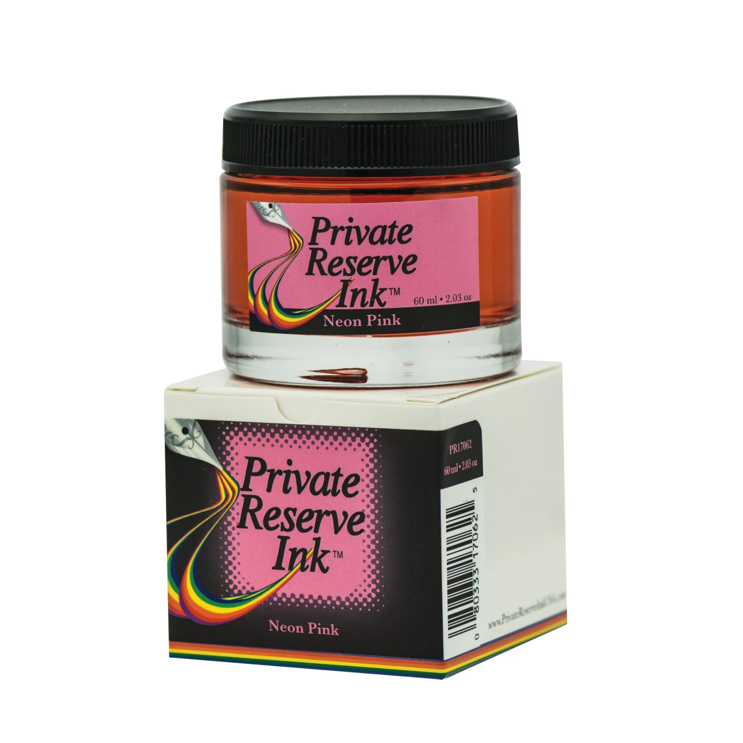 Private Reserve Fountain Pen Ink Bottle, 60ml, Neon Pink 1 Private Reserve Fountain Pen Ink Bottle, 60ml, Neon Pink
