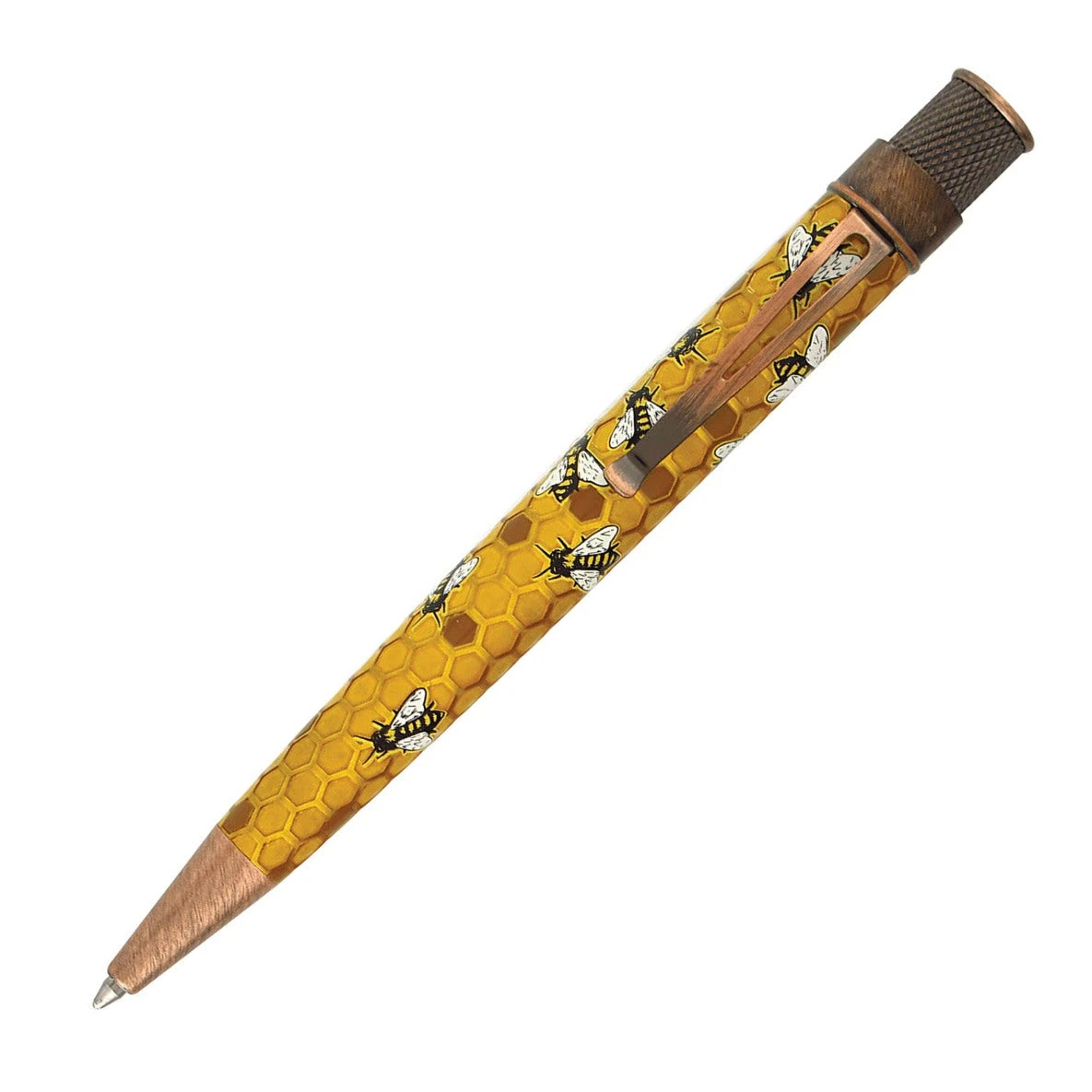Retro 51 Tornado Rescue Ballpoint Pen, Honey Bee 1 Retro 51 Tornado Rescue Ballpoint Pen, Honey Bee