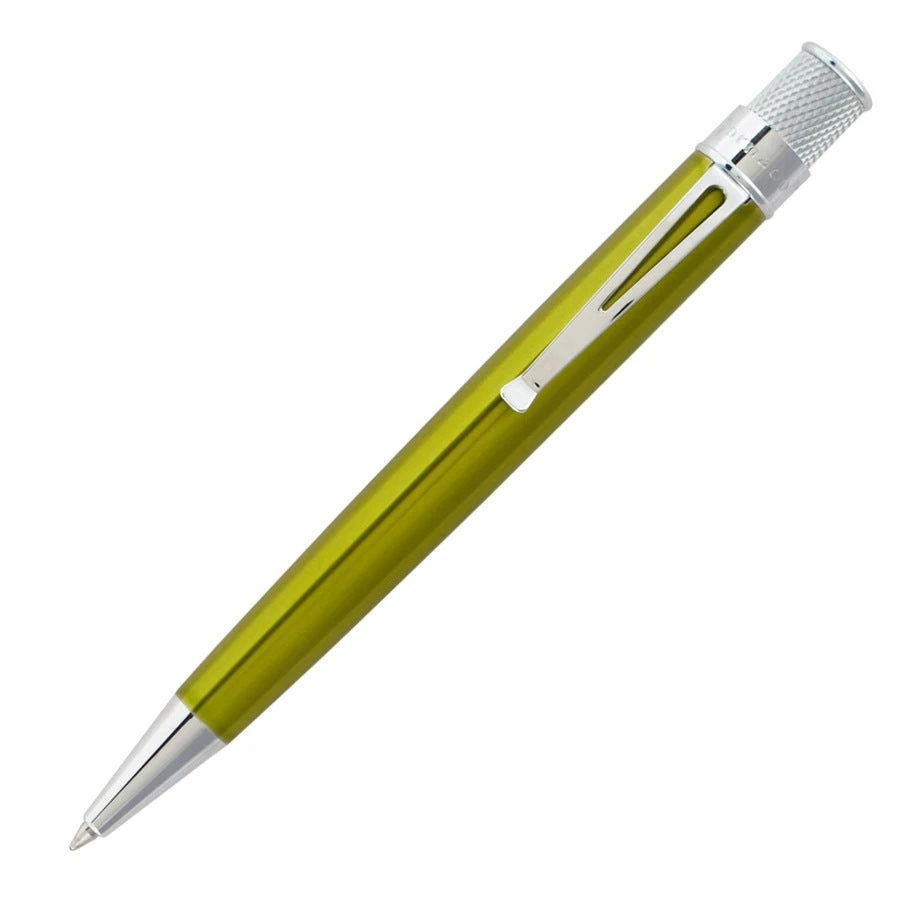Retro 51 Tornado Classic Rollerball Pen, Kiwi Lacquer 1 Retro 51 Tornado Classic Rollerball Pen, Kiwi Lacquer