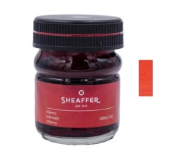 Sheaffer Intensity Fountain Pen & Ink Set, Herringbone Red, Medium Nib 6 Sheaffer Intensity Fountain Pen & Ink Set, Herringbone Red, Medium Nib -Pen Shop SF90749 Sheaffer Intensity Fountain Pen with Bottled Ink Gift Set Red DTL2 P2