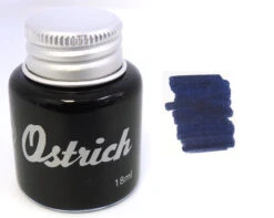 Ostrich Fountain Pen Ink Bottle, 18ml, Sapphire Blue