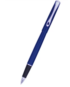 Diplomat Traveller Rollerball Pen, Navy Blue & Chrome