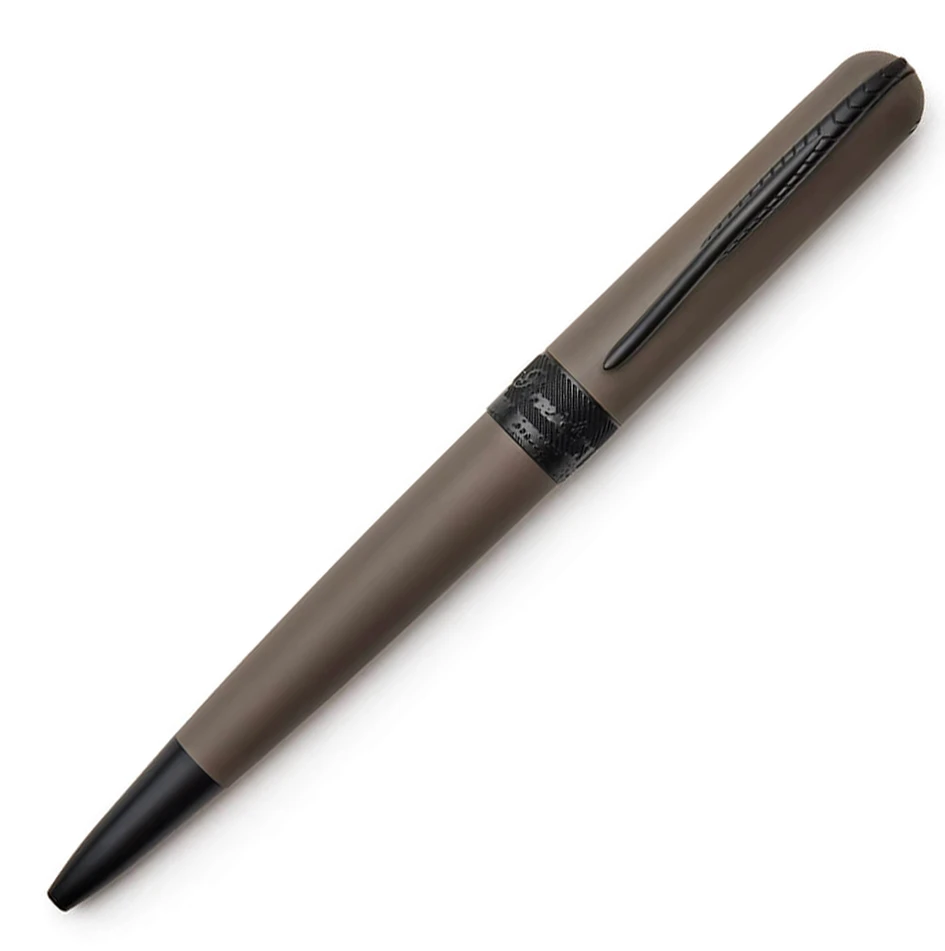 Pineider Avatar Ballpoint Pen, Matte Stone W/ Black Trim 1 Pineider Avatar Ballpoint Pen, Matte Stone W/ Black Trim