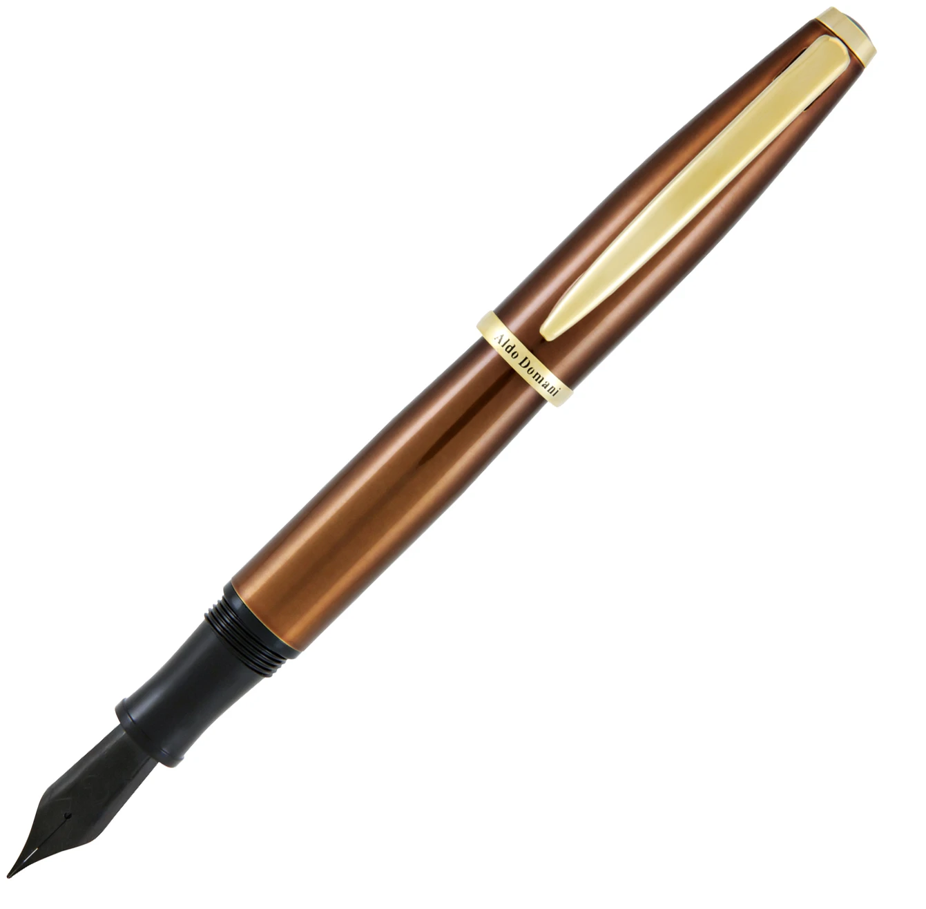 Monteverde Aldo Domani Brown Lacquer Fountain Pen 1 Monteverde Aldo Domani Brown Lacquer Fountain Pen