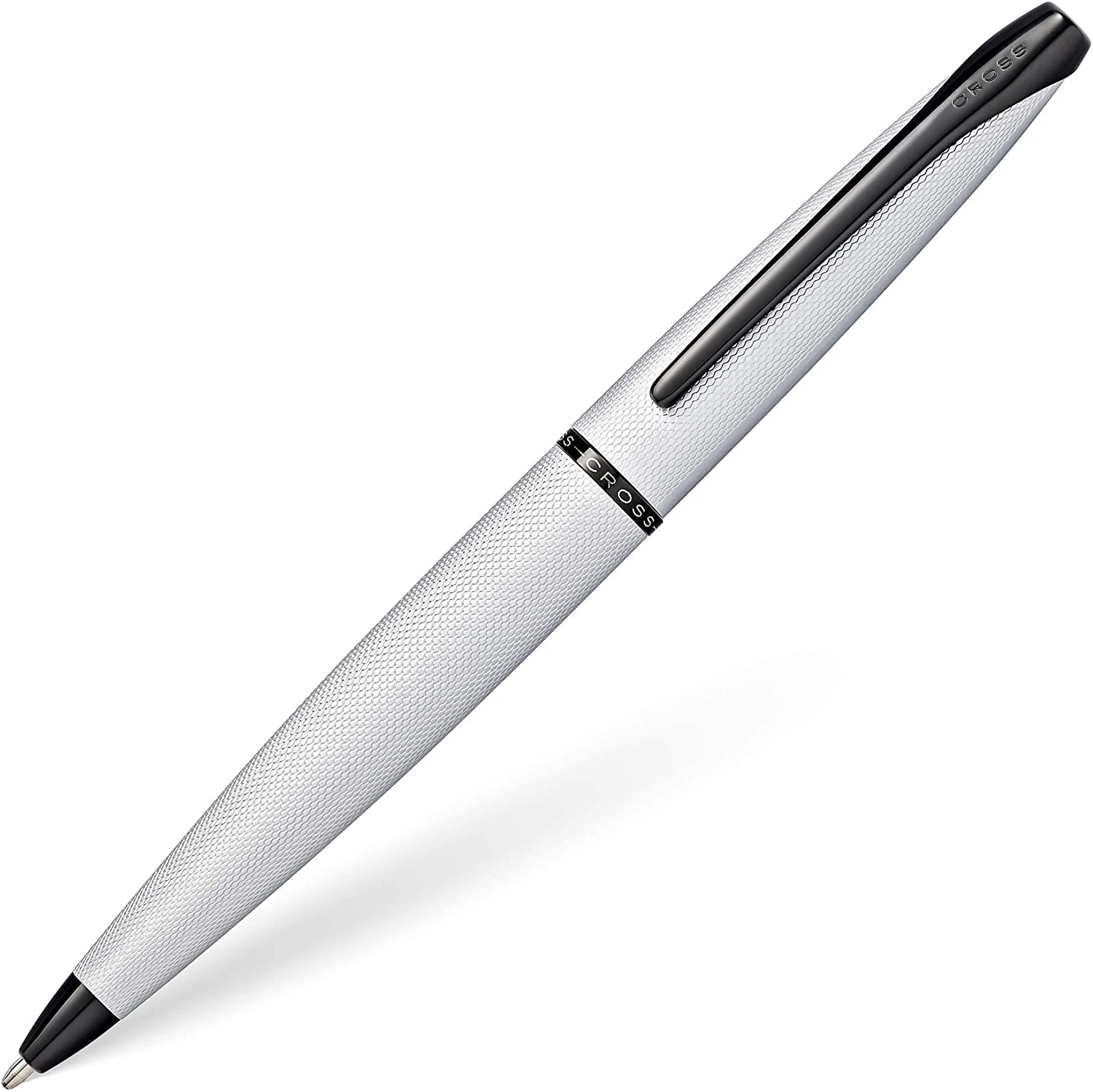 Cross® Cross ATX Ballpoint Pen, Brushed Chrome & Black 1 Cross® Cross ATX Ballpoint Pen, Brushed Chrome & Black