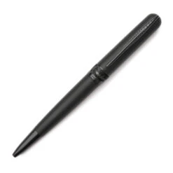 Pineider Avatar Ballpoint Pen, Matte Black W/ Black Trim