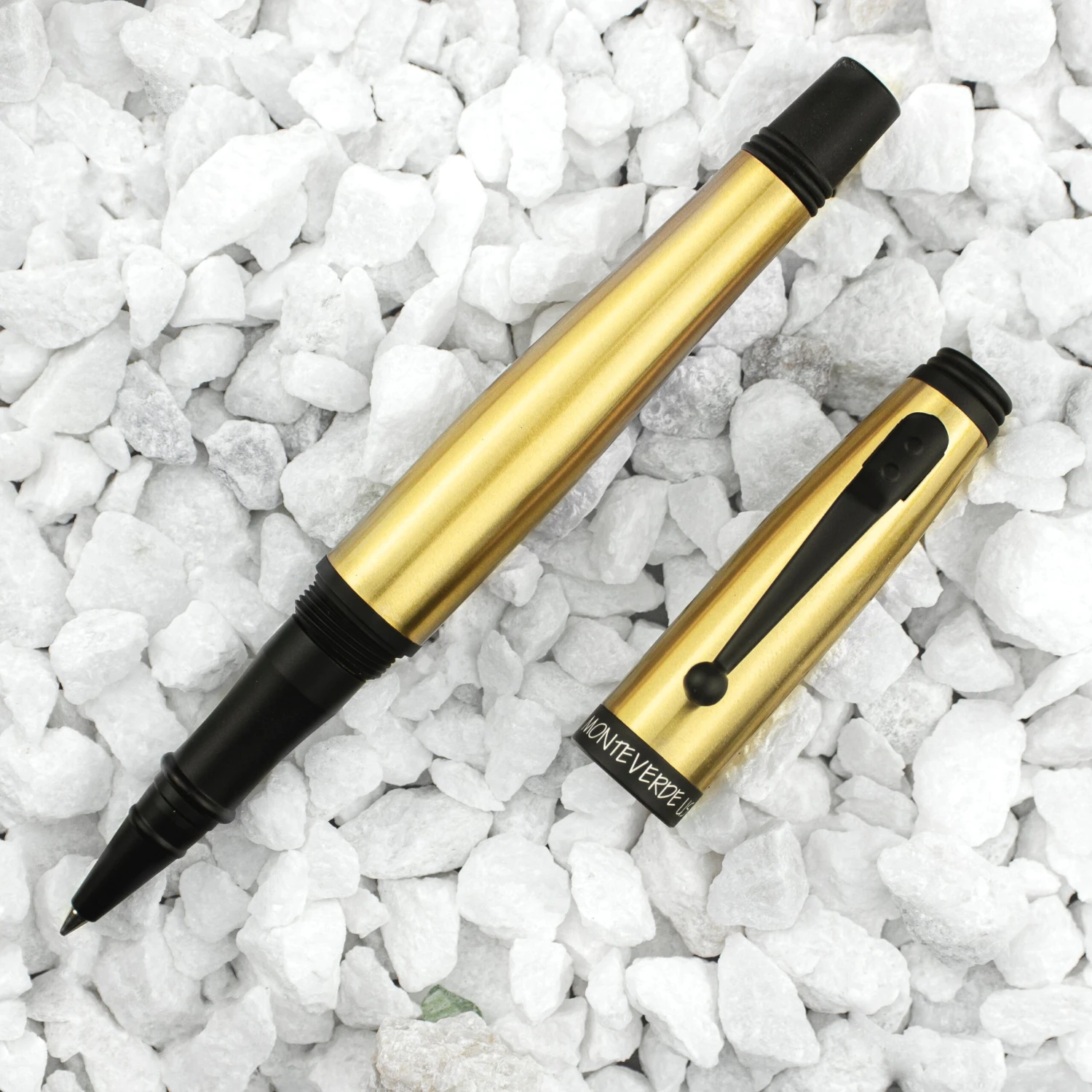 Monteverde Invincia Rollerball Pen, Brass 1 Monteverde Invincia Rollerball Pen, Brass