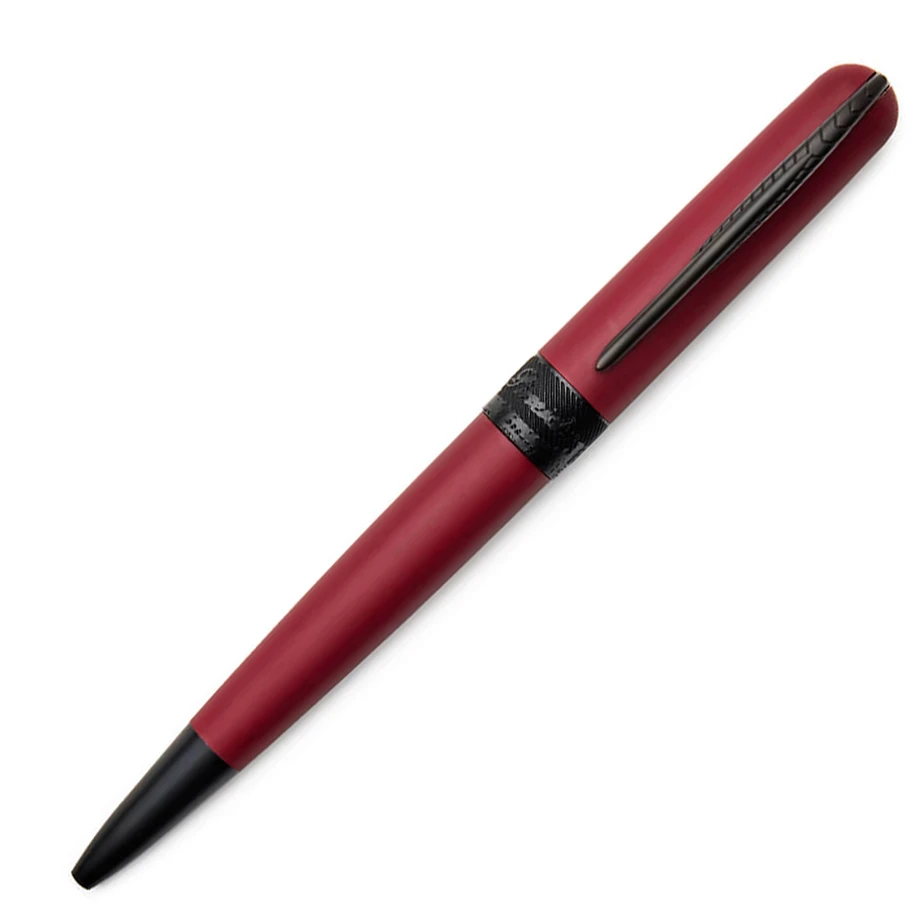 Pineider Avatar Ballpoint Pen, Matte Cherry W/ Black Trim 1 Pineider Avatar Ballpoint Pen, Matte Cherry W/ Black Trim