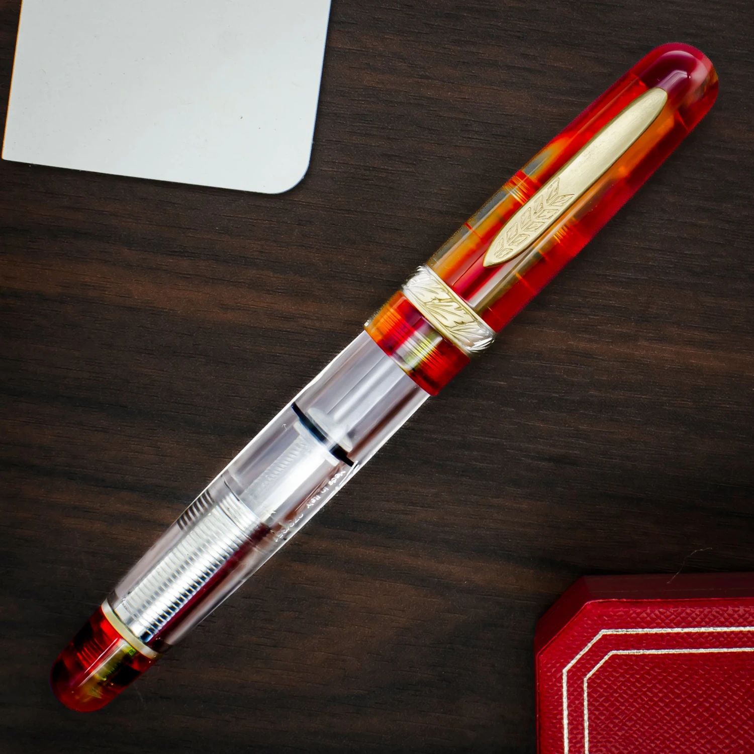 Stipula Etruria Rainbow Full Magma Limited Edition Fountain Pen, 14K Nib 2 Stipula Etruria Rainbow Full Magma Limited Edition Fountain Pen, 14K Nib - Image 2