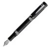 Nettuno 1911 Fountain Pen, Black Sands With Black Trim, Fine Nib
