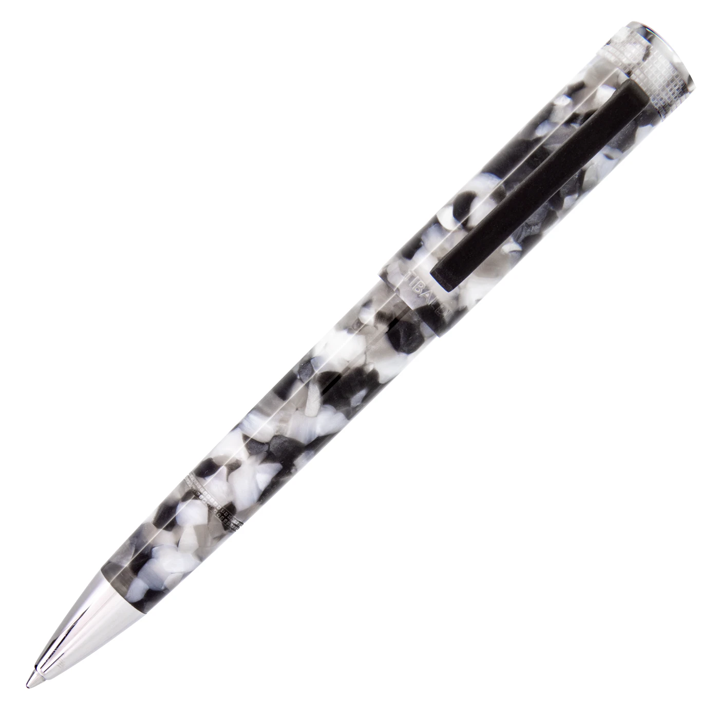 Tibaldi Perfecta LP Vinyl Grey Ballpoint Pen 1 Tibaldi Perfecta LP Vinyl Grey Ballpoint Pen
