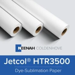 Jetcol® HTR3500 Sublimation Paper Roll - 105 GSM - 24"X131' - 2" Core - OVERSTOCK