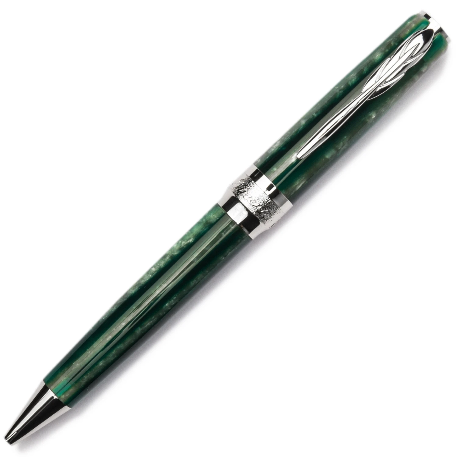 Pineider Arco Desert Beetle Ballpoint Pen, Green & Black 2 Pineider Arco Desert Beetle Ballpoint Pen, Green & Black - Image 2