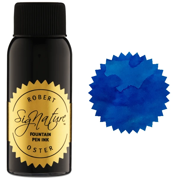 Robert Oster Fountain Pen Ink Bottle, 50ml, True Blue 1 Robert Oster Fountain Pen Ink Bottle, 50ml, True Blue
