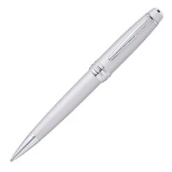 Cross® Cross Bailey Ballpoint Pen, Satin Chrome W/ Polished Chrome Accents