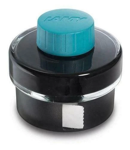 Lamy 50ml Fountain Pen Ink Bottle With Blotter Paper, Turquoise 1 Lamy 50ml Fountain Pen Ink Bottle With Blotter Paper, Turquoise