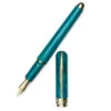 Pineider Avatar UR Deluxe Fountain Pen, Abalone Green, 14K Gold Nib, Medium