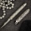 Pineider Jewelers Matrix Limited Edition Sterling Silver Rollerball Pen, Palladium Plated