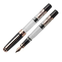 TWSBI Diamond 580 Rose Gold II Fountain Pen, Black
