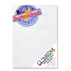 TheMagicTouch CL Media Sticker Paper For Laser Printers - White Gloss (8.3 X 11.7 In)