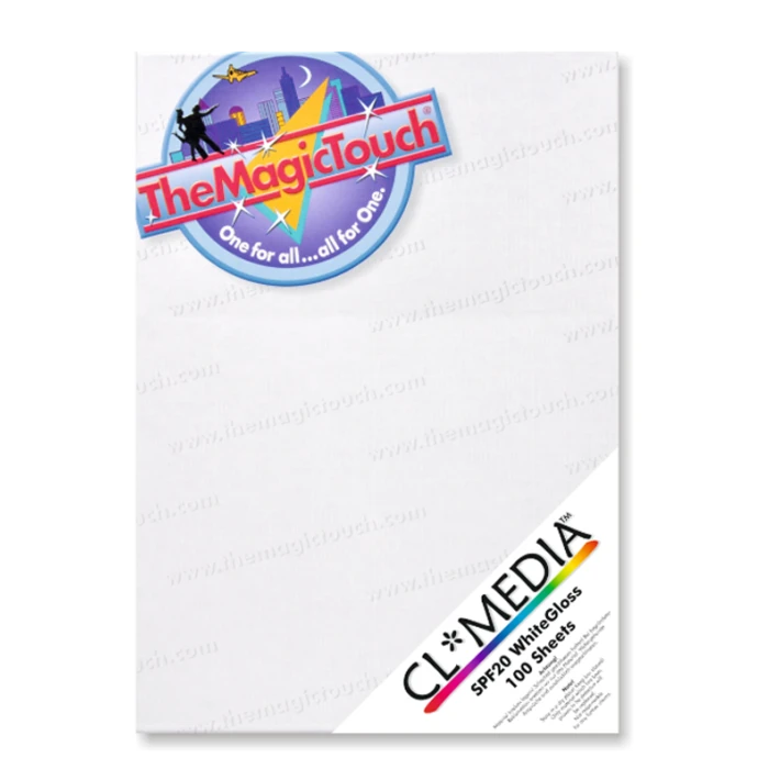 TheMagicTouch CL Media Sticker Paper For Laser Printers (100 Sheets) 1 TheMagicTouch CL Media Sticker Paper For Laser Printers (100 Sheets)