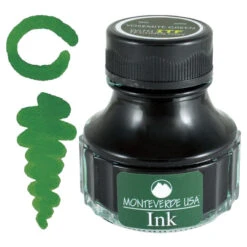 Monteverde 90ml Fountain Pen Ink Bottle, Yosemite Green
