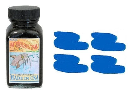 Noodlers Fountain Pen Ink Bottle - Eel Blue 1 Noodlers Fountain Pen Ink Bottle - Eel Blue